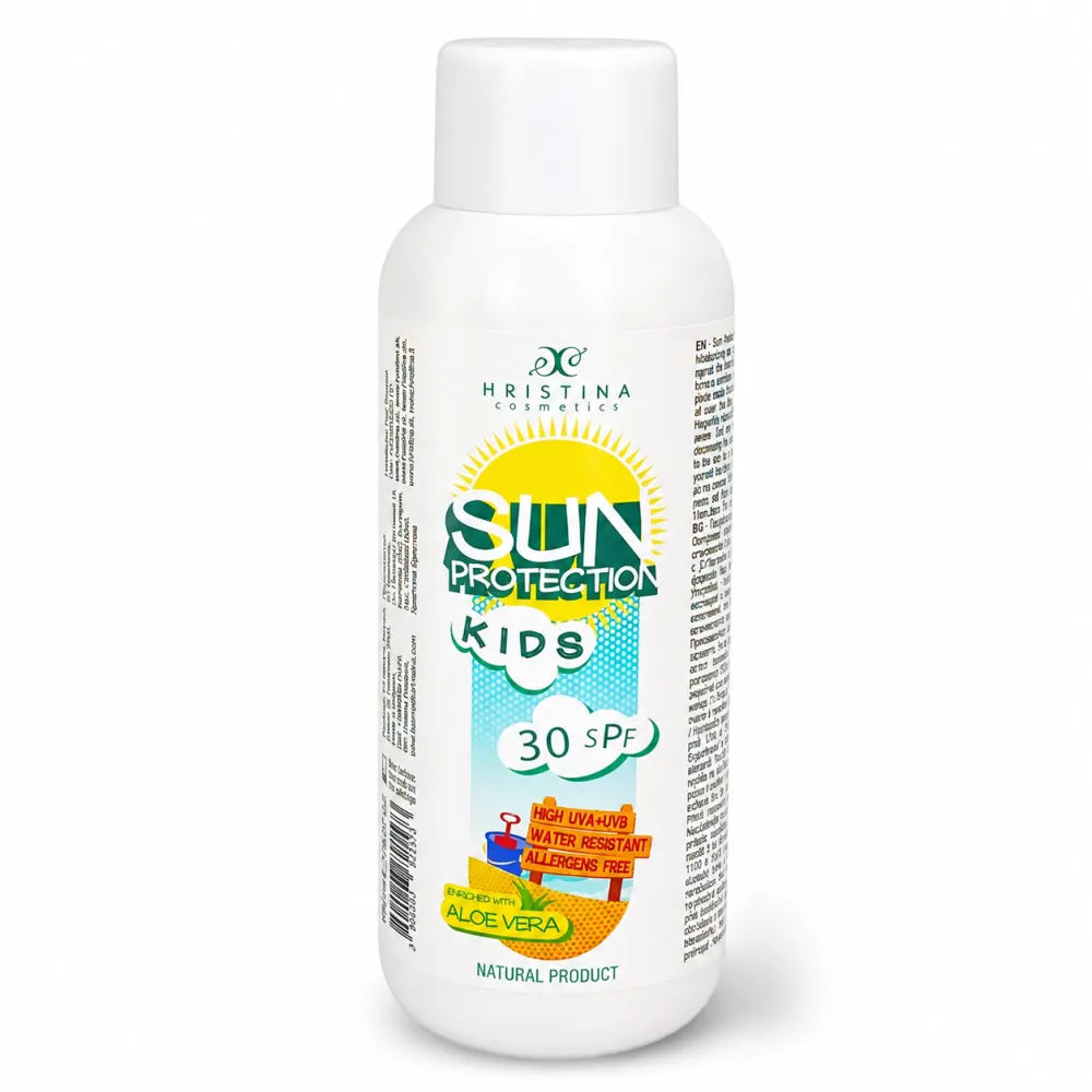 Детско Слънцезащитно мляко 30SPF - висока защита, 150 мл