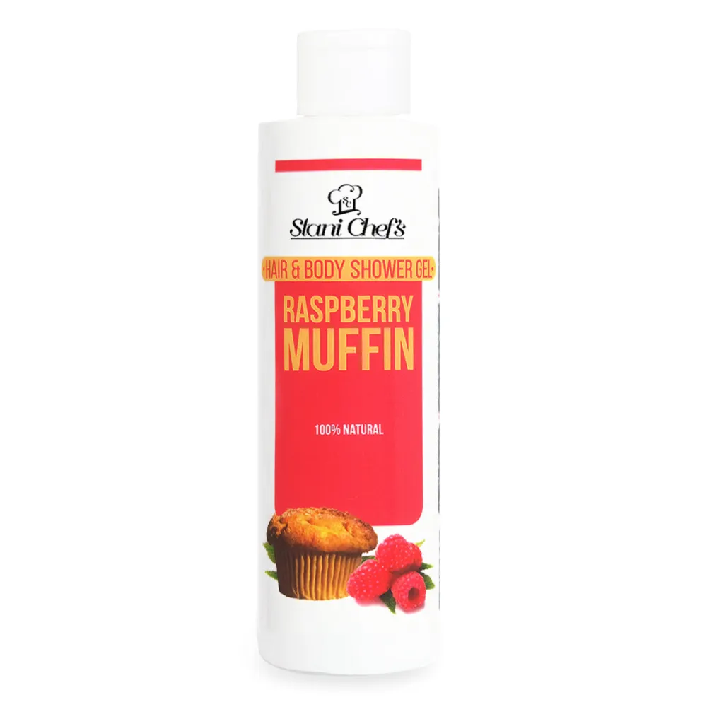 Hair and body shower gel raspberry, 250 ml