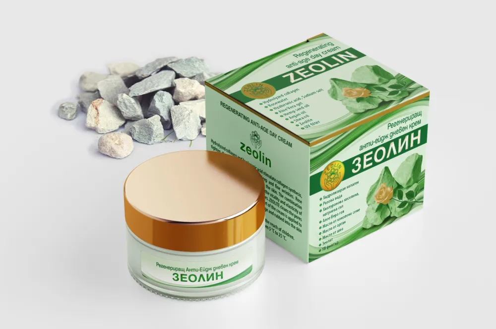 "Zeolin" дневен крем за лице със Зеолит (30 ml)