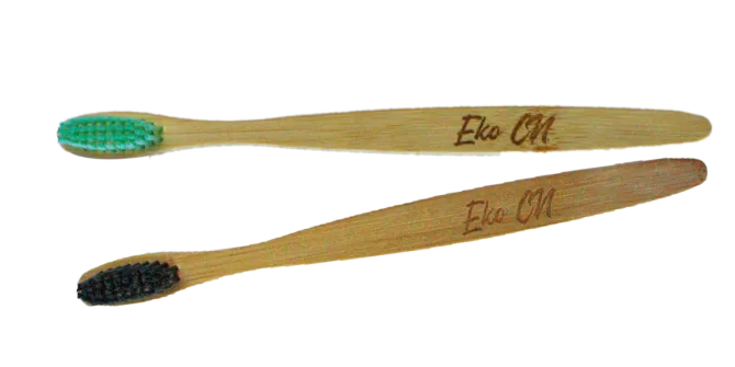 Toothbrush for adults, bamboo, biodegradable, 1 pcs