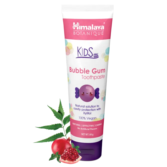 Kids toothpaste with flavour of bubblegum, 80 g