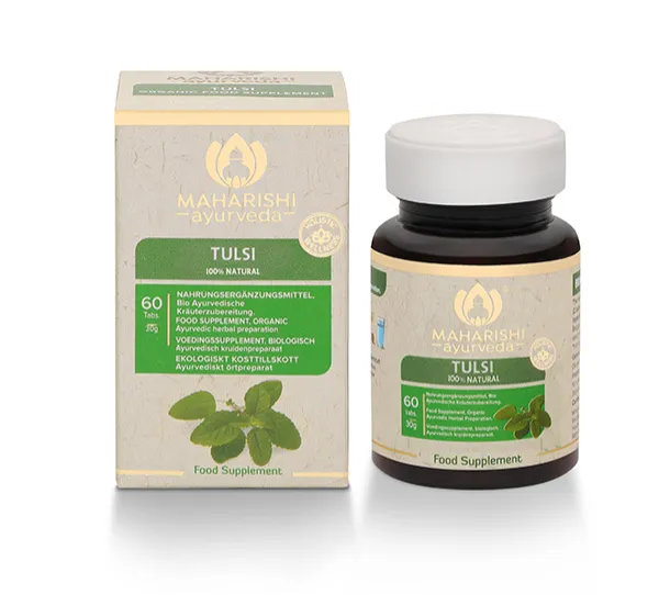 Tulsi (holy basil) (100% natural), Maharishi Ayurveda, 60 tablets