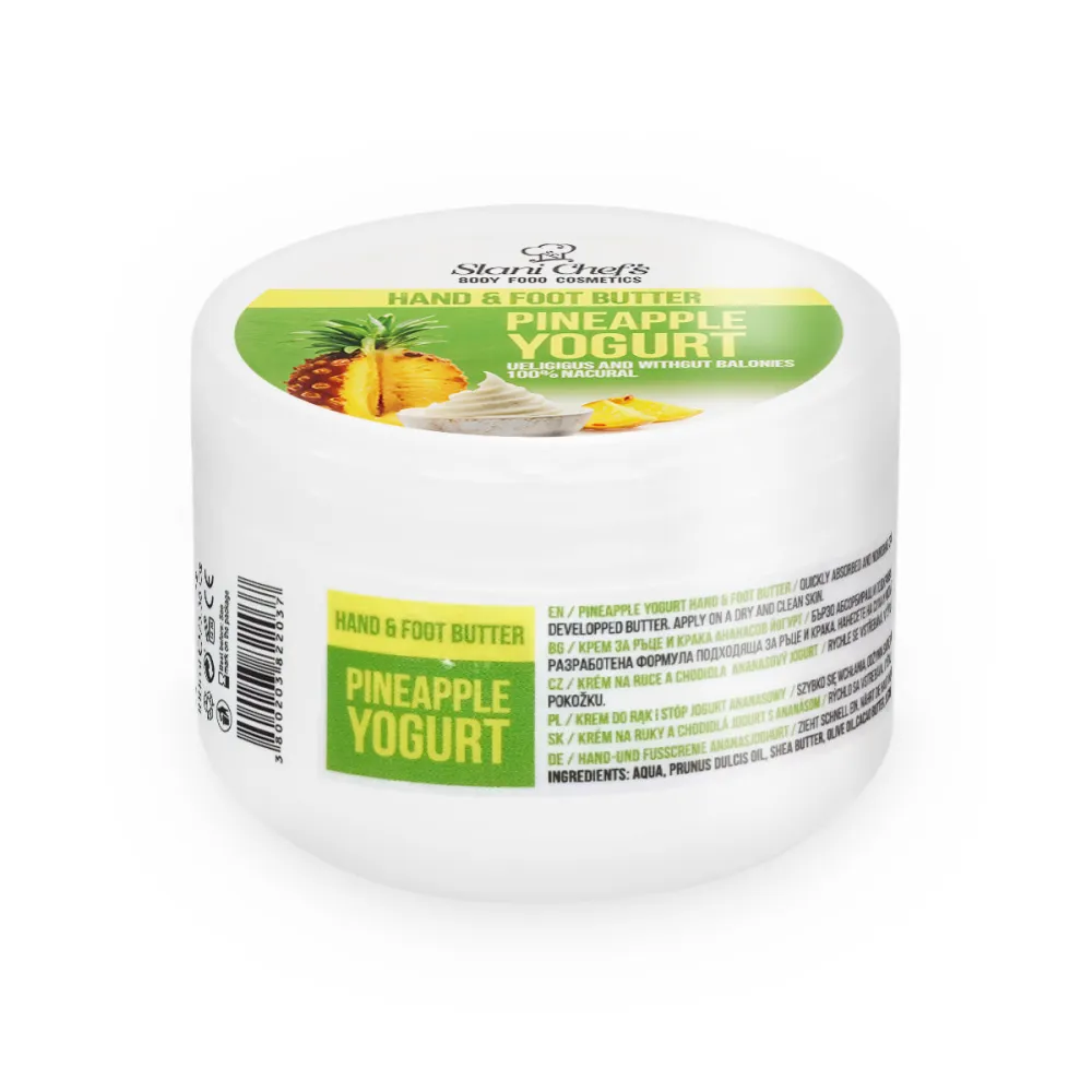 Pineapple yoghurt hand and foot cream, 100 ml