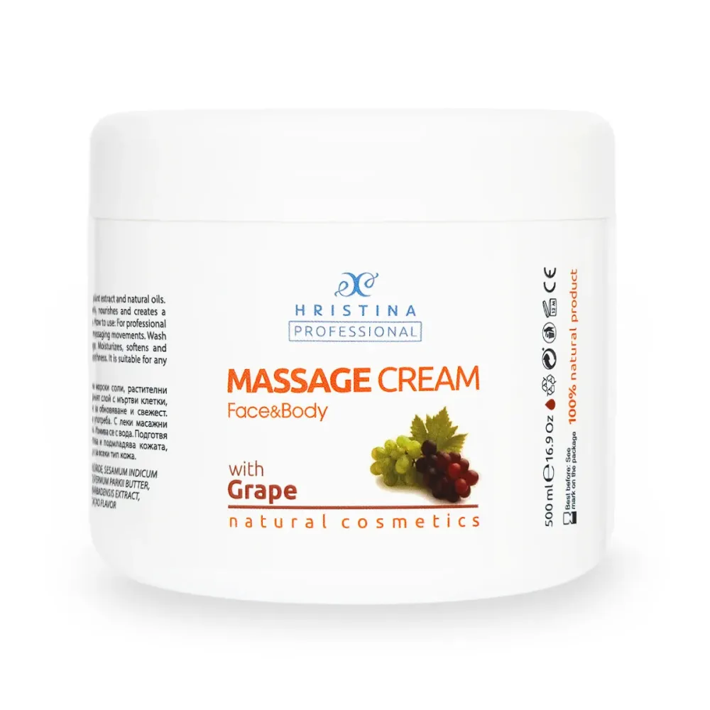 Grape massage cream, 500 ml