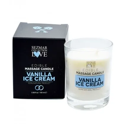 Vanilla ice cream massage candle, 100 ml