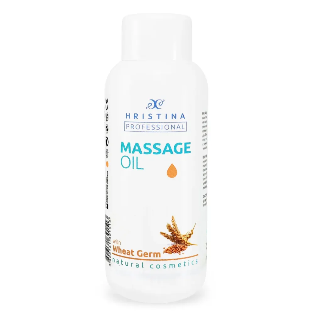 Massage oil with wheat germ oil, 150 ml