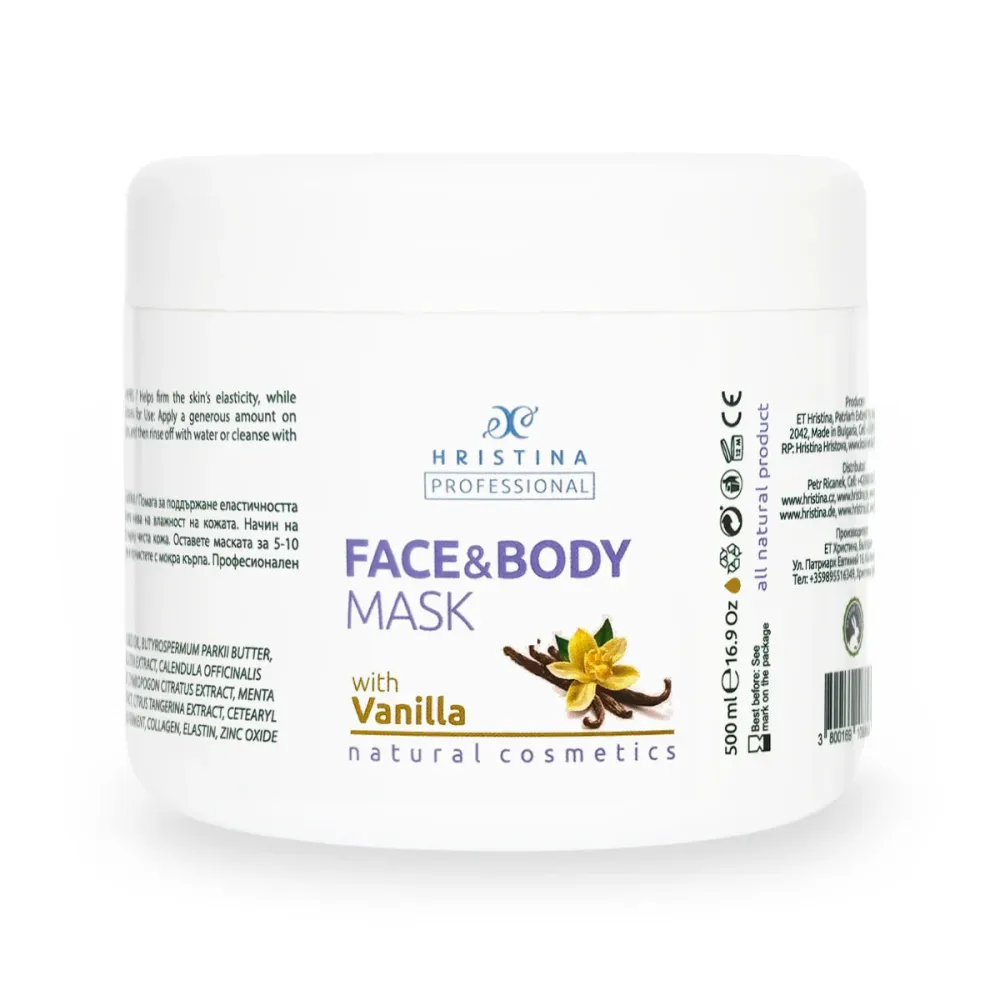 Vanilla face and body mask, 500 ml