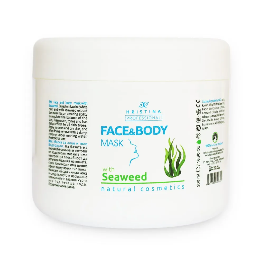 Seaweed face and body mask, 500 ml