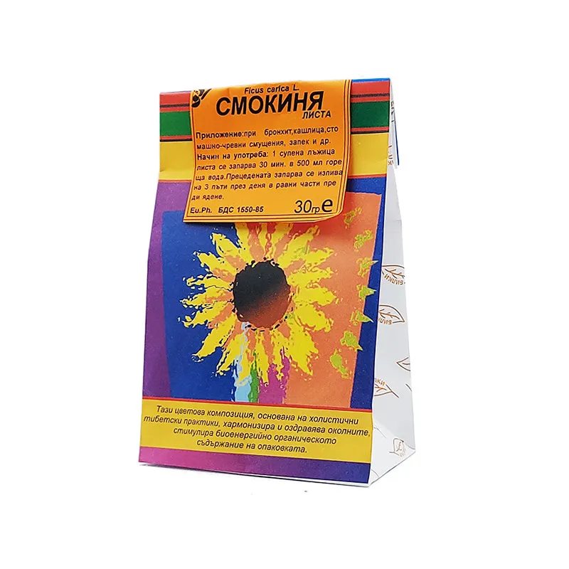 Смокиня, изсушени листа, 50 гр.