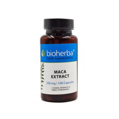 Мака, екстракт от корен, 100 капсули