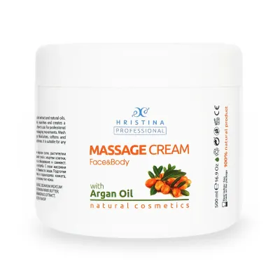 Argan massage cream, 500 ml